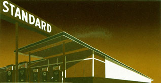 Mocha Standard by Ed Ruscha at Annandale Galleries