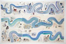 Big River Series 1 - 9 by Guy Warren at Annandale Galleries