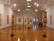 Installation by John Mawurndjul at Annandale Galleries