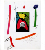 Invitation by Joan Miró at Annandale Galleries