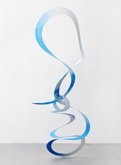 Twist (Blue Line) by Nicola Stäglich at Annandale Galleries