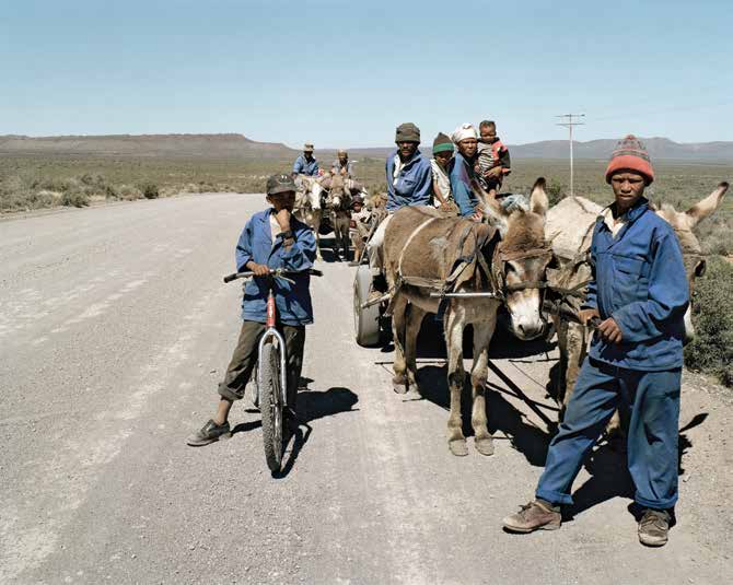Swerwers, nomadic sheep shearers amd farmworkers, by David Goldblatt at Annandale Galleries