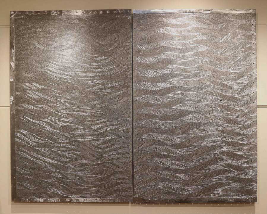 Milŋurr Ŋaymil Font by Gunybi Ganambarr at Annandale Galleries