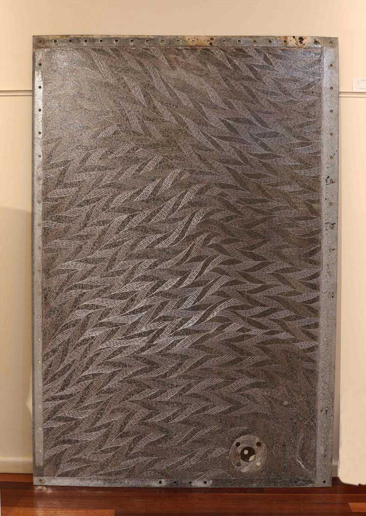 Milŋurr Naymil Font by Gunybi Ganambarr at Annandale Galleries