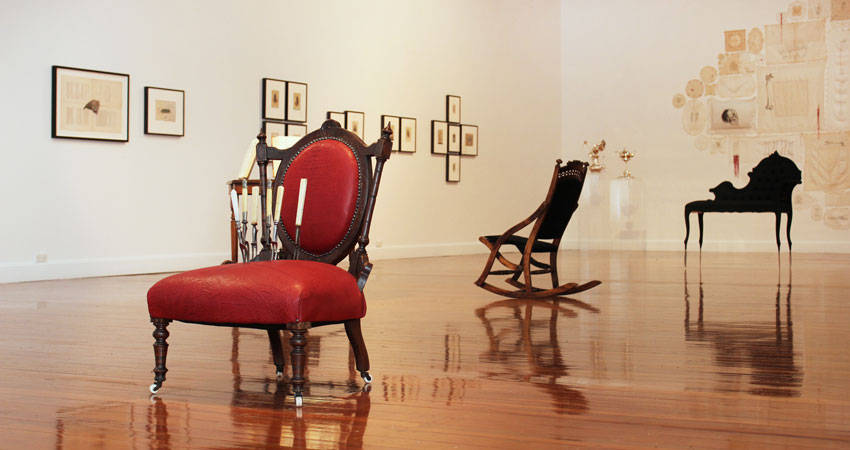 Installation by megan evans at Annandale Galleries