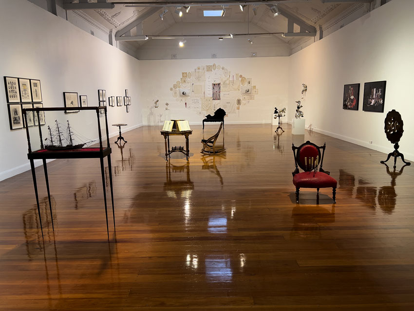 Installation by megan evans at Annandale Galleries
