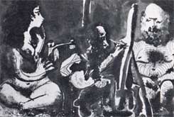 Les Bleus de Barcelone by Pablo Picasso at Annandale Galleries