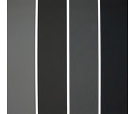 Painting in Four Different Greys - D A C B by Alan Charlton at Annandale Galleries