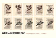 Annandale Galleries Exhibition Poster by William Kentridge at Annandale Galleries
