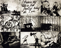 Zeno Writing l by William Kentridge at Annandale Galleries