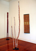 Installation - Lorrkons  Mimih Spirits  Yawkyawks by Ivan Namirrkki at Annandale Galleries