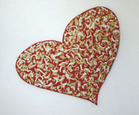 Red Heart by Rotraut Klein-Moquay at Annandale Galleries