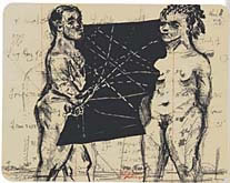 Summer Graffiti  (suite of 8) by William Kentridge at Annandale Galleries
