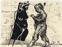 Summer Graffiti  (suite of 8) by William Kentridge at Annandale Galleries
