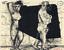 Summer Graffiti 2  (suite of 8) by William Kentridge at Annandale Galleries