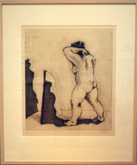 Woman and Mirror by William Kentridge at Annandale Galleries