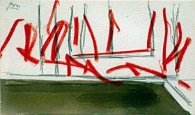Open Forms (from the Joyce Sketchbook) by Robert Motherwell at Annandale Galleries