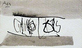 Untitled (from the Joyce Sketchbook) by Robert Motherwell at Annandale Galleries