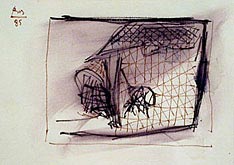 Untitled (from the Joyce Sketchbook) by Robert Motherwell at Annandale Galleries