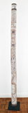 Wudkidi Larrakitj by Galuma Maymuru at Annandale Galleries