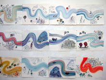 River Series A (Detail 3) by Guy Warren at Annandale Galleries