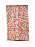 Gungura - The Spiralling Wind with Goanna tracks by Samuel Namunjdja at Annandale Galleries