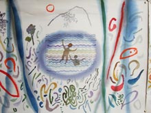 Forest Pool 1 - 12 (Detail 1) by Guy Warren at Annandale Galleries