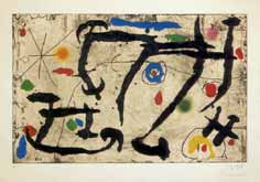 Trace sur le Paroi III by Joan MirÃ³ at Annandale Galleries