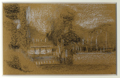 Untitled (Farm Landscape) by Howard Taylor at Annandale Galleries