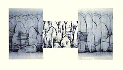Tree Line With Gap by Howard Taylor at Annandale Galleries