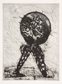 L'Avanzata Inesorabile 1 (World on its Hindlegs) by William Kentridge at Annandale Galleries