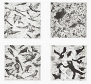 Bird Catching, Set I by William Kentridge at Annandale Galleries