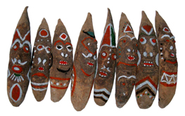 Temar Ne Ari (If You Have the Magic, These Make You Invisible) by Ambrym Community at Annandale Galleries