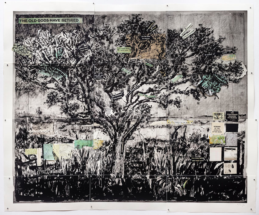 The Old Gods Have Retired by William Kentridge at Annandale Gallery