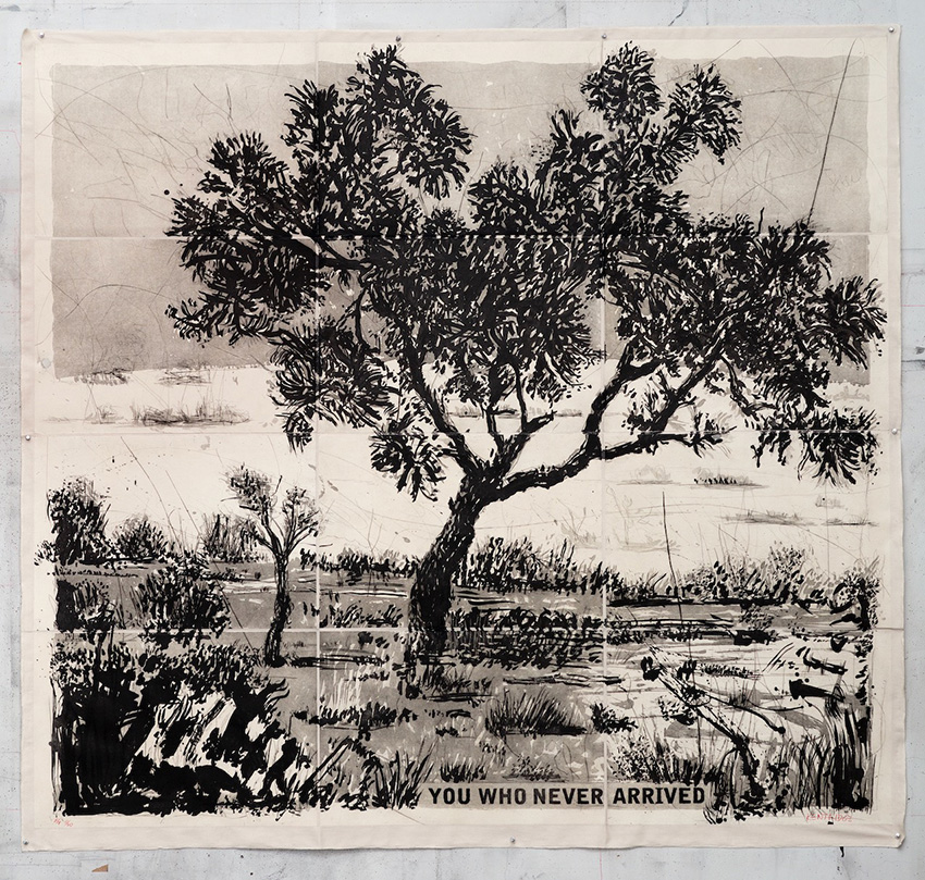 You who never arrived by William Kentridge at Annandale Gallery