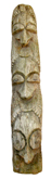 Atingting Kon (3 Faces) by Ambrym Community at Annandale Galleries