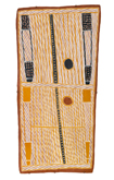 Bakarra by John Bulunbulun at Annandale Galleries