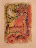 En Descendant Sur Saint-Paul by Marc Chagall at Annandale Galleries