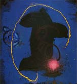 Black Something by John Hoyland at Annandale Galleries