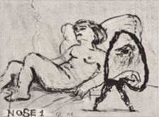 Nose 1 by William Kentridge at Annandale Galleries