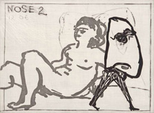 Nose 2 by William Kentridge at Annandale Galleries