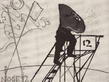 Nose 12 by William Kentridge at Annandale Galleries
