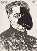Nose 17 by William Kentridge at Annandale Galleries