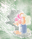 York Vases - The Blue Vase by William Tillyer at Annandale Galleries