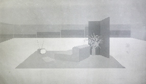 Interior by William Tillyer at Annandale Galleries