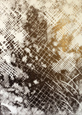 A Furnished Landscape - Pathway II (Black) by William Tillyer at Annandale Galleries