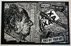 Take Off Your Hat by William Kentridge at Annandale Galleries