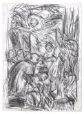 From Veronese:  The Consecration of Saint Nicholas by Leon Kossoff at Frances Keevil Gallery