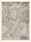 From Veronese:  The Consecration of Saint Nicholas - No. 2 by Leon Kossoff at Annandale Galleries
