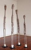 Mokuy Installation by Nawurapu Wunungmurra at Annandale Galleries